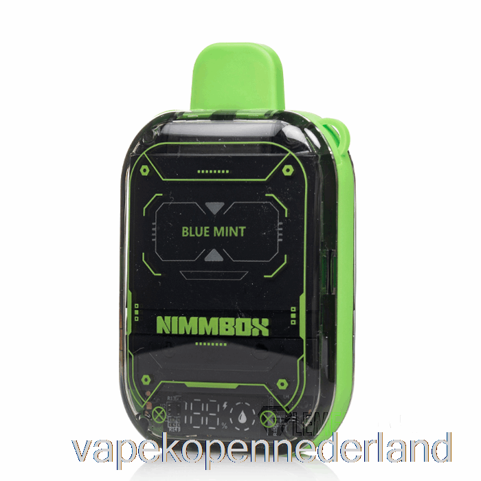 Elektronische Sigaret Vape Vapengin Nimmbox 10000 Wegwerp Blauw Mint
